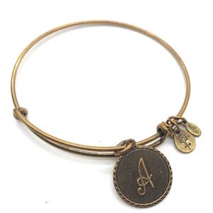 Alex and Ani Bracelet with A initial